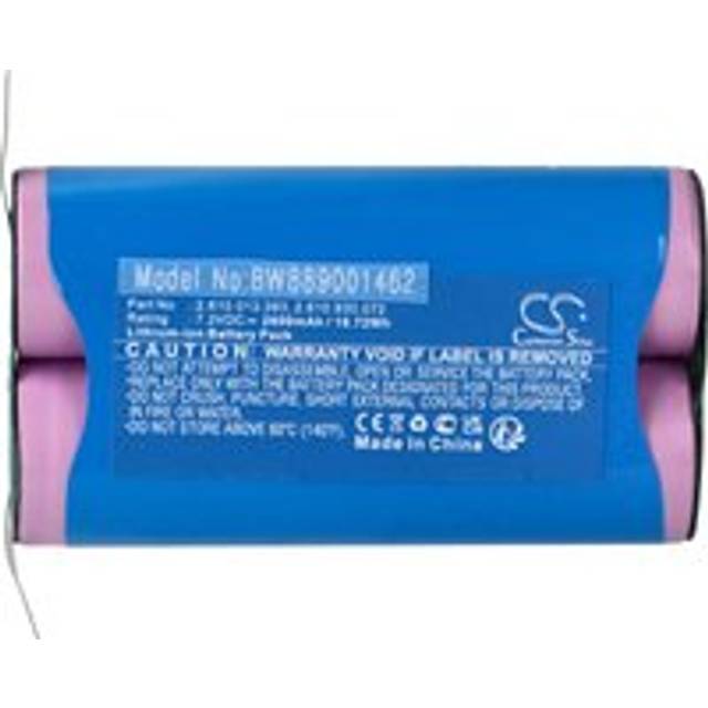 Battery compatible with Dremel 1100-25, 1100LI, Driver 1120, Stylus 1100 Power Tools (2600 mAh, Li-ion, 7.2 v) - Vhbw