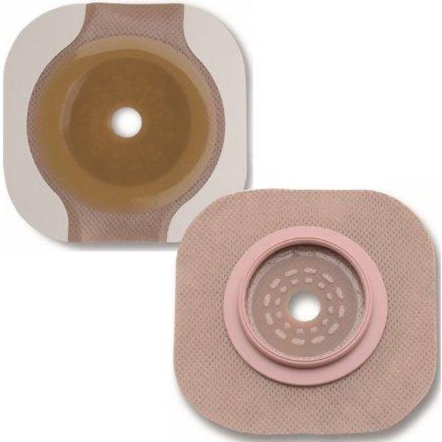 "Hollister 14202 New Image Flat Flexwear Cut To Fit up to 1-1/4"", Skin Barrier, Green Color Code Match, 5 Pack - 1-3/4 Flange Size"