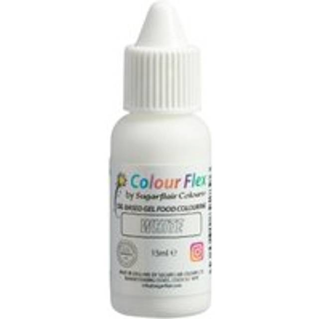 White - Colour Flex Oil Based Food Colour 15ml Colour Flex: White