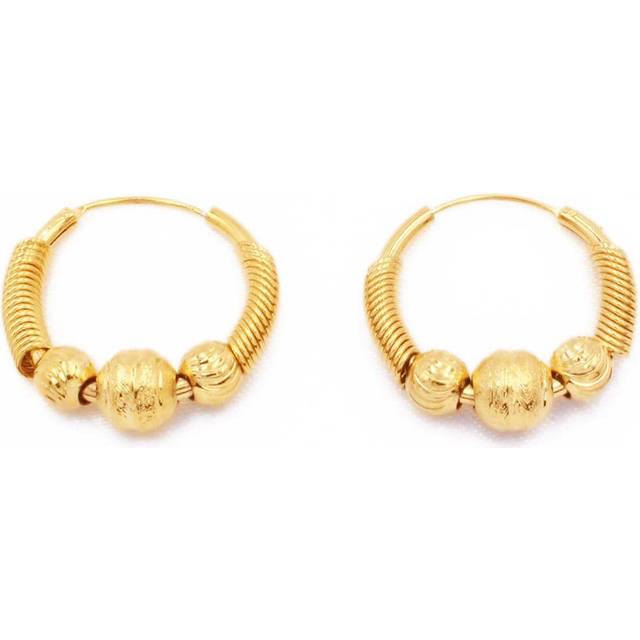 SHEIN Earrings Saudi Arabia Gold Color Hoop For Women/Girls Jewelry African Wedding Party Wife Gifts Hoops Piercing Earrings