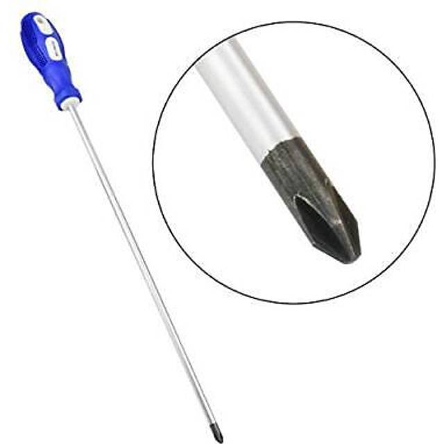 "BQKKWIN Phillips Screwdriver  12"""""""" Long Cross-head Screwdriver(PH2)  Magnetic Screwdriver with Rubber Handle"