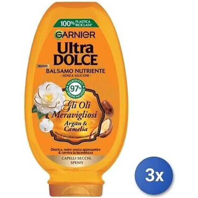 Garnier Ultra Sweet Argan and Camellia Oil Nourishing Conditioner för torrt hår 200 Ml