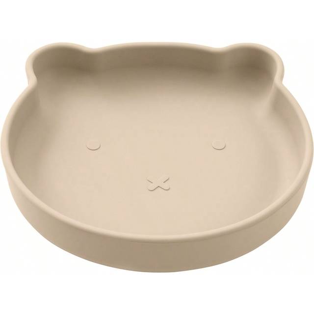 PopLittleOne 1pc Baby Silicone Bear Shape Plate Silicone Cookware Plate For Food Cute Animal Shape Dishes Toddle Training Children&#39;s Tableware