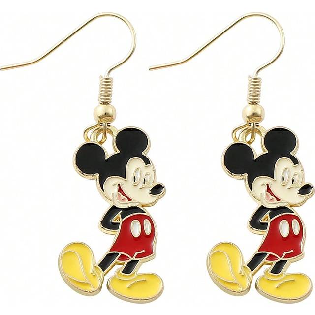 Disney 1pair  Disney Cartoon Mickey Mouse Series Mickey Minnie Pendant Earrings Cute Anime Earrings Jewellery