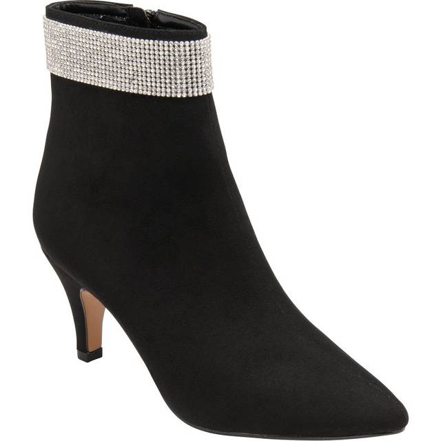 Lotus Krystal Womens Ankle Boots Colour: Black/Diamante, Size: 6