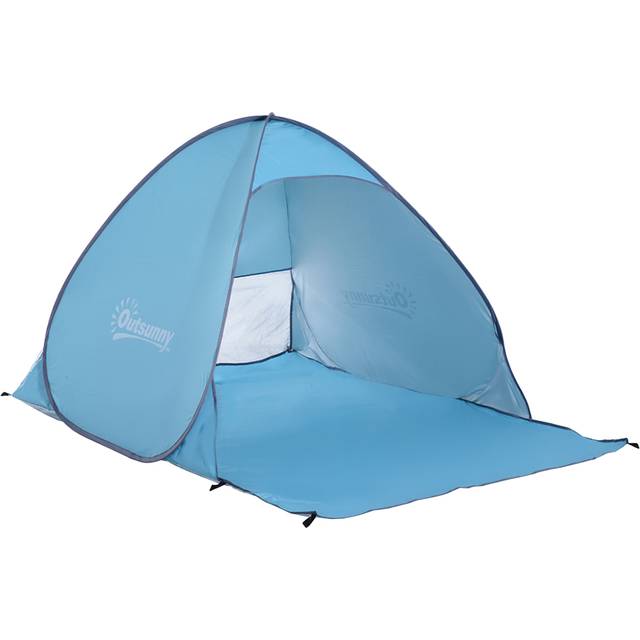 Outsunny 2 Person Pop Up UV Shade - Blue