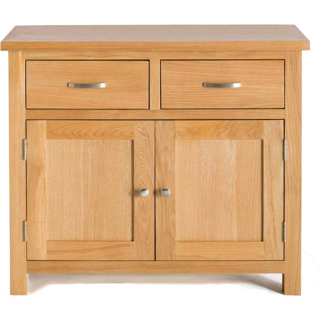 London Oak Small Sideboard | 2 Doors 2 Drawers | W:90cm | Roseland
