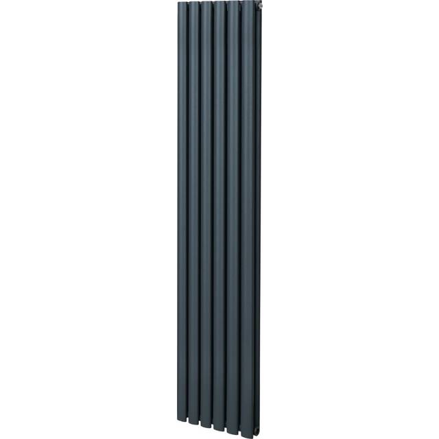 Monster Shop Oval Column Radiator - 1800Mm X 360Mm - Anthracite Grey, Grey