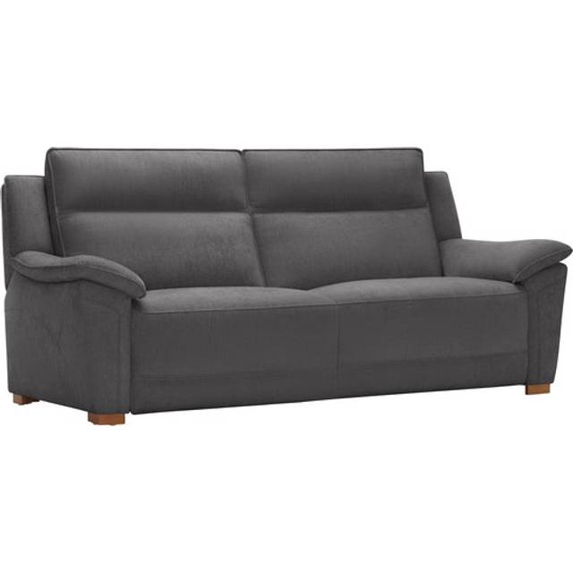 Sense Dark Grey Fabric Sofas - 3 Seater Sofa - Dune Range - Oak Furnitureland