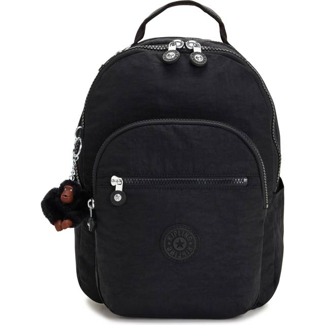 Kipling Backpack Seoul S Black Tonal Small Woman 100% Polyamide