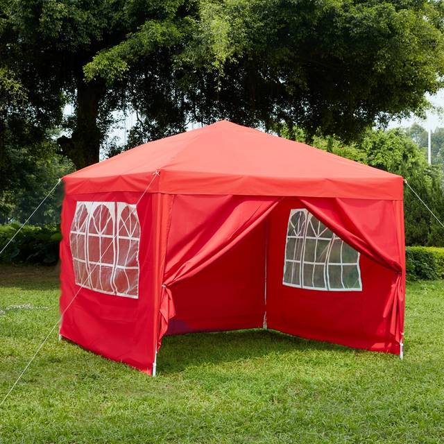 Pop Up Gazebo 2.5x2.5m - Red
