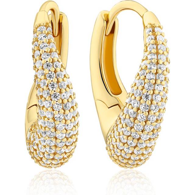Sif Jakobs GLORENZA PICCOLO Örhängen 18 kt. Guldpläterad Silver SJ-E2482-CZ-YG - Dam - 925 Sterling Silver - Gold
