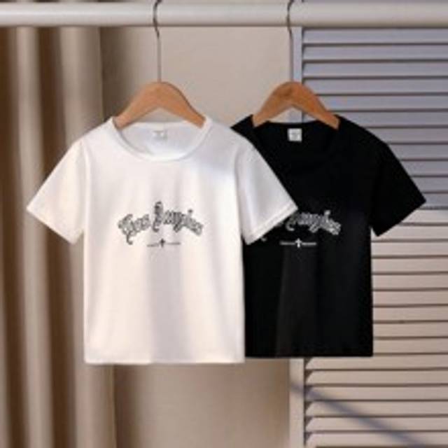 Vår/sommar ung pojke Multicolor Letter tryckt Cool T-shirt - Multifärgad (6Y,7Y,4Y,5Y)