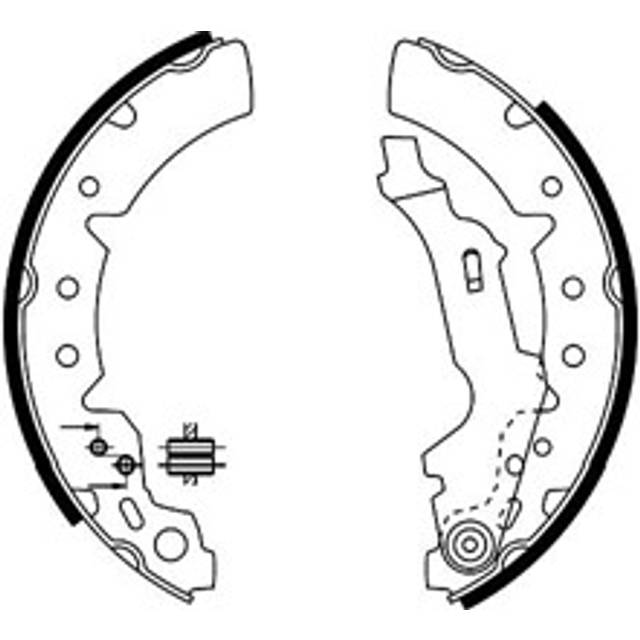 Bromsbackar sats KBS9931 Kavo parts