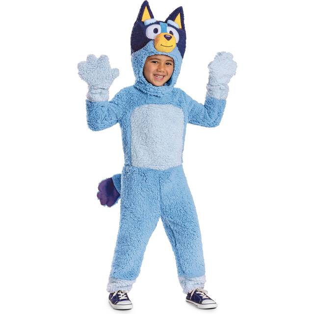 Bluey Deluxe Bluey Toddler Costume | Kid's Bluey Costumes - Blue&#47;Yellow (2T)