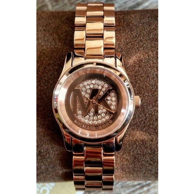 Michael kors women's petite runway mk3613 rose gold quartz watch gift