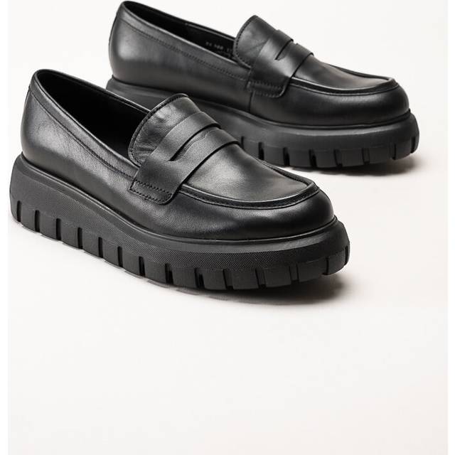 Gabor - Svarta loafers med chunky sula storlek 7 - Black (7)