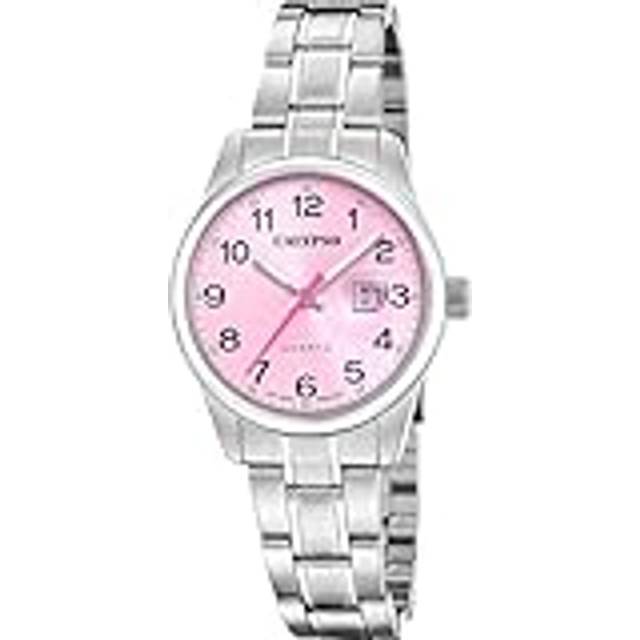 Calypso Girls junior Pink Stainless Steel Watch K5873/2 - Silver