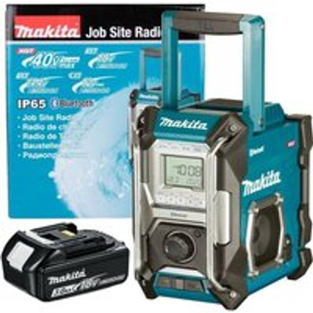 Makita Job Site Bluetooth Radio MR002GZ Blue LXT XGT 18V 40v 3.0Ah Battery