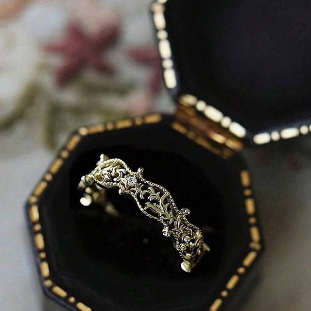 Esberry 1pc S925 Sterling Silver Retro Courtly Style Ring For Women Ladies Jewelry Fine Jewelry Gift For Couple Datting Decor For Prom