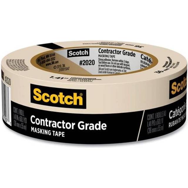 3M MMM202036AP-3 1 Roll Masking Tape - 36 mm - Pack of 3