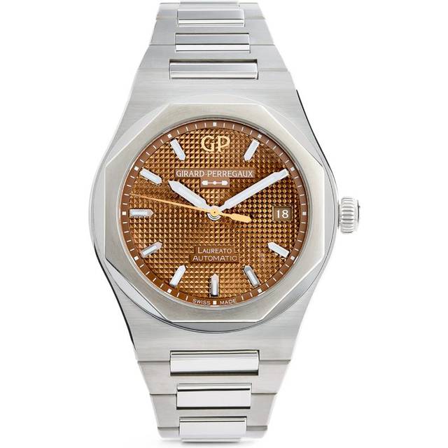 Girard Perregaux Stainless Steel Laureato Watch - Gold - 38mm