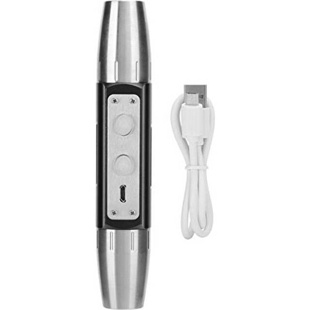Portable Handheld UV Flashlight Torch Double HeadJewelry Appraisal Identification Detector Lamp DX4 Four Light Source USB Rechargeable
