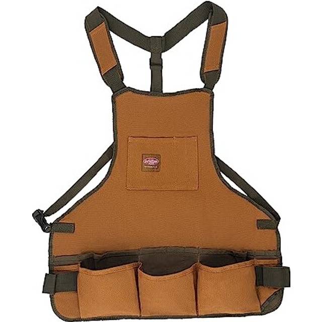mens Tool,adjustable,work Tool Bag, Brown, 16 pockets US