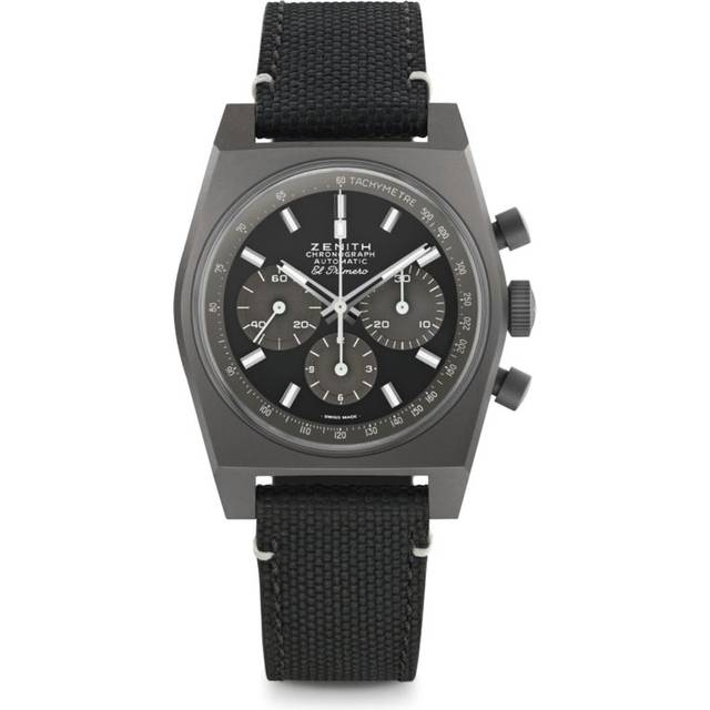 Zenith Titanium Chronomaster Revival Shadow Watch - Black - 37mm