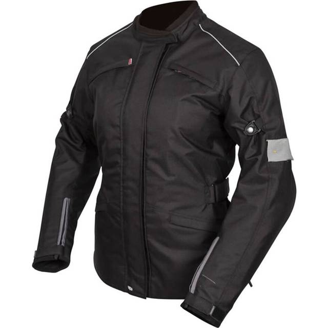 (L, Black) Spada Barn Q CE Waterproof Ladies Textile Jacket Black
