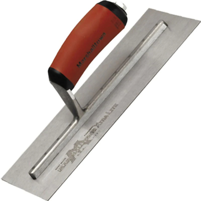 Marshalltown 13"x5" stainless steel finishing trowel
