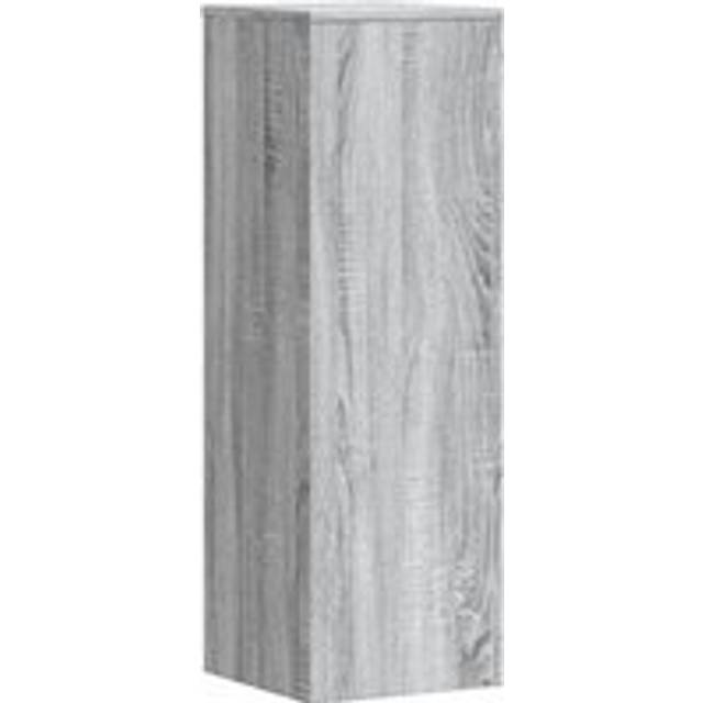 vidaXL Plant Stand Grey Sonoma 33x33x100 cm Engineered Wood