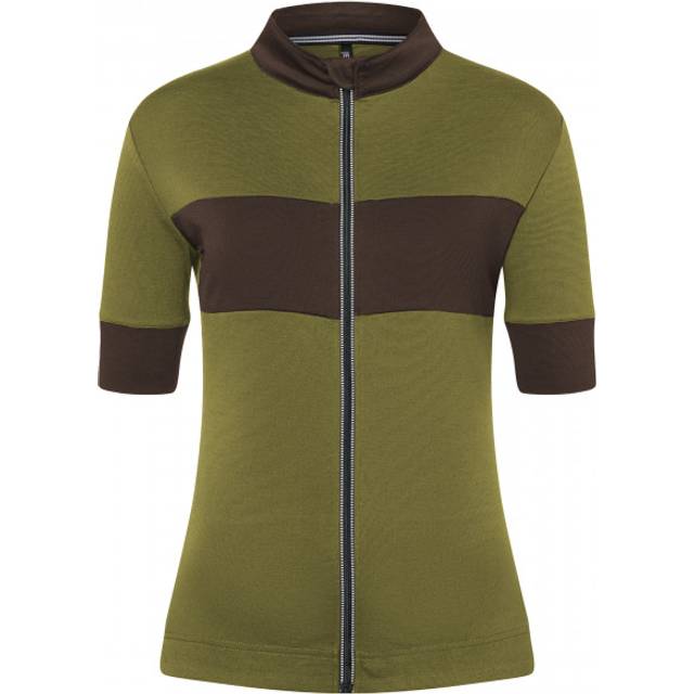 super.natural - Women's Grava Jersey - Cycling jersey size XL, olive
