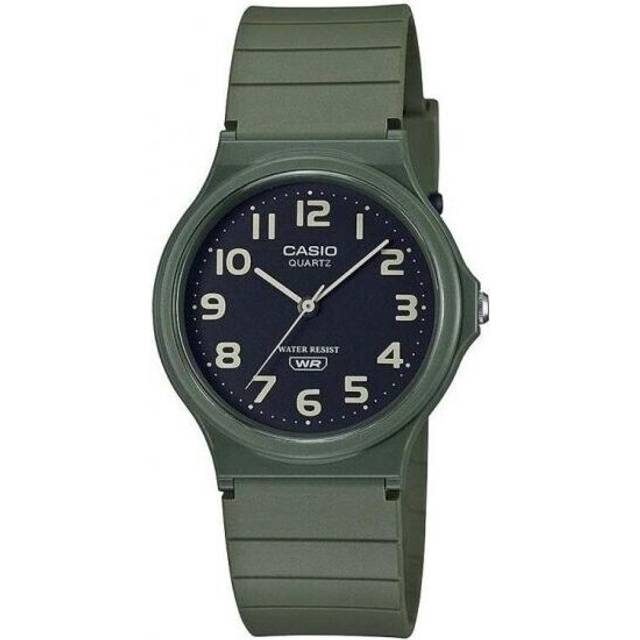 CASIO STANDARD Series Waterproof Fashion Stylish Resin Strap 38.8*34.9*7.8mm Black Dial Watch Analog Unisex Mens - BLACK - Free