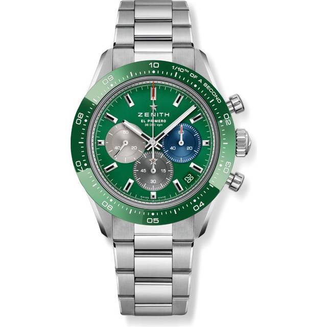 Zenith Stainless Steel Chronomaster Sport Watch - Green - 41mm