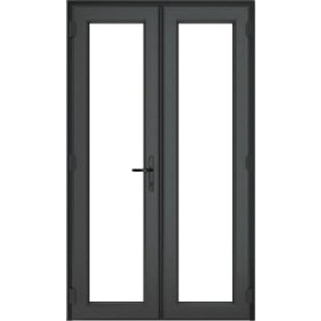 Upvc French Door (206cm H x 119cm W x 7cm D)