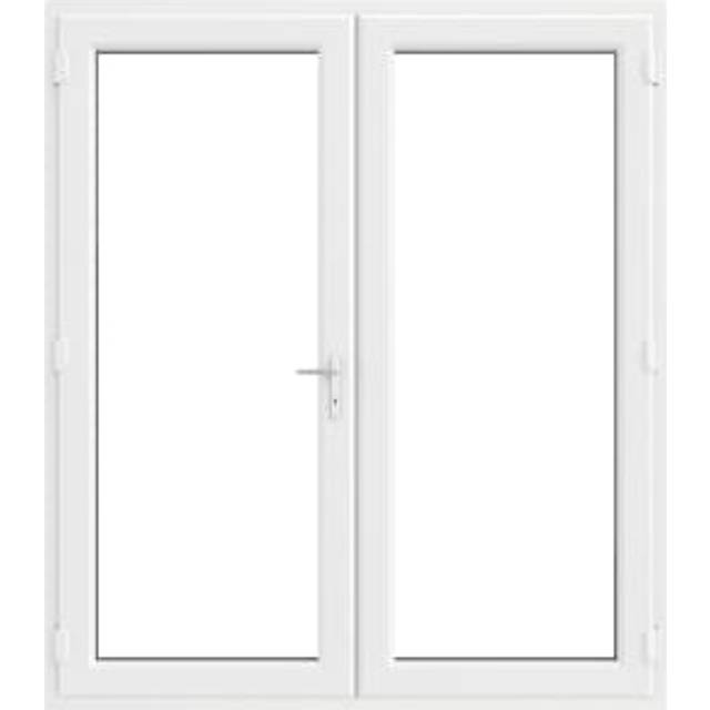 Crystal uPVC French Door (Left Hand Master) incl. 150mm Cill 1790 x 2090mm Clear - White