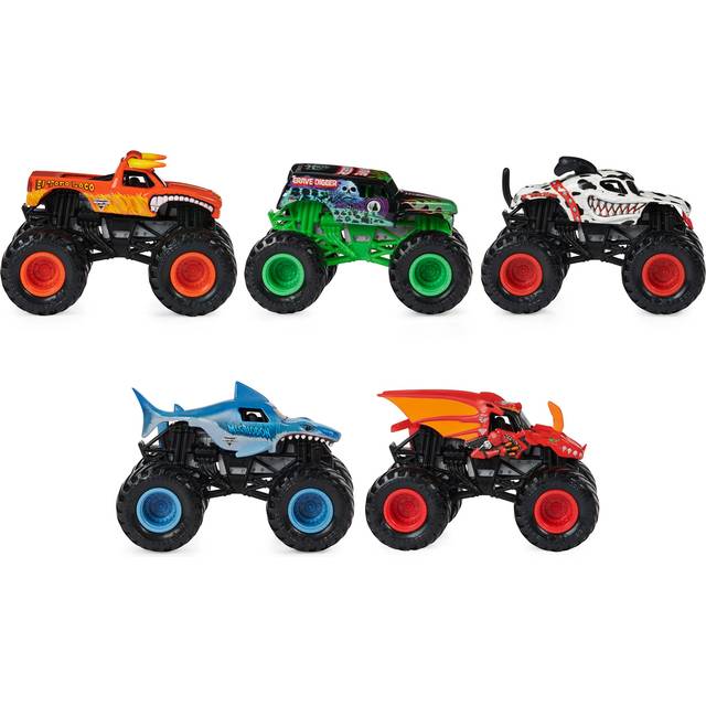 Monster Jam 1:64 Monster Truck Set- Pack of 5