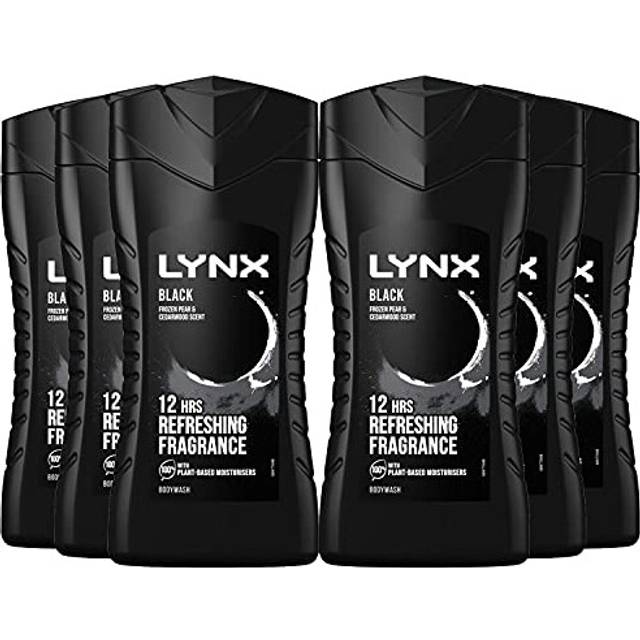 Black Shower Gel, 250 ml, Pack of 6