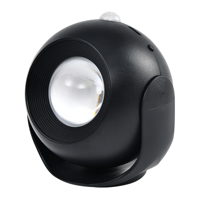moresk-LED Wall Sconce Motion Sensor, 3 Color Sunset Wall Lamp for Bedroom,Wall Light , Rechargeable Picture Lights Black