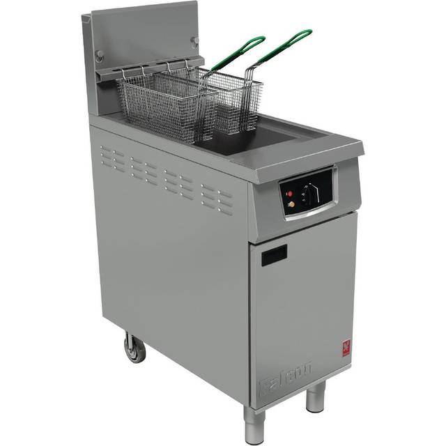 Falcon Single Tank Twin Basket Free Standing Natural Gas Filtration Fryer G401F