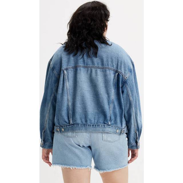 90's trucker jacket (plusstorlek) - Blå / Turning Heads Plus - 3X