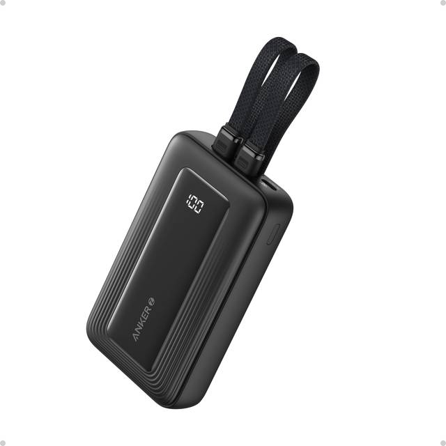 Anker power bank 10,000mah 30w max fast portable charger built-in usb-c mfi