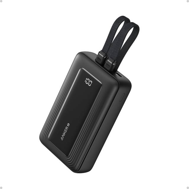 Anker Zolo Powerbank 20000 mAh 30W inbyggd Lightning + USB-C Svart