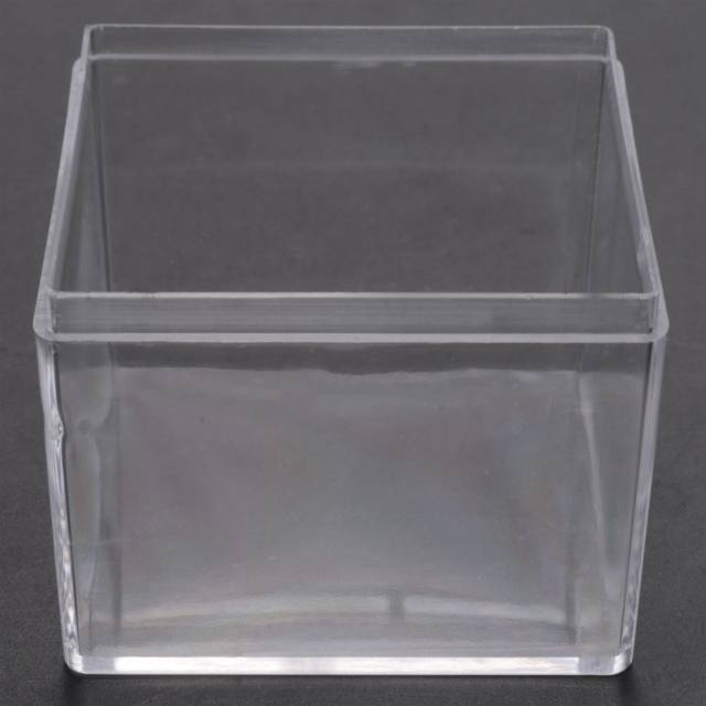 24 Pcs Square Transparent Plastic Packing Box Candy Box Gift Box