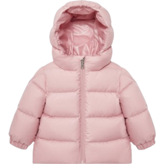 Moncler Enfant Girls Pink Sharon Down Puffer Coat - 12-18 month
