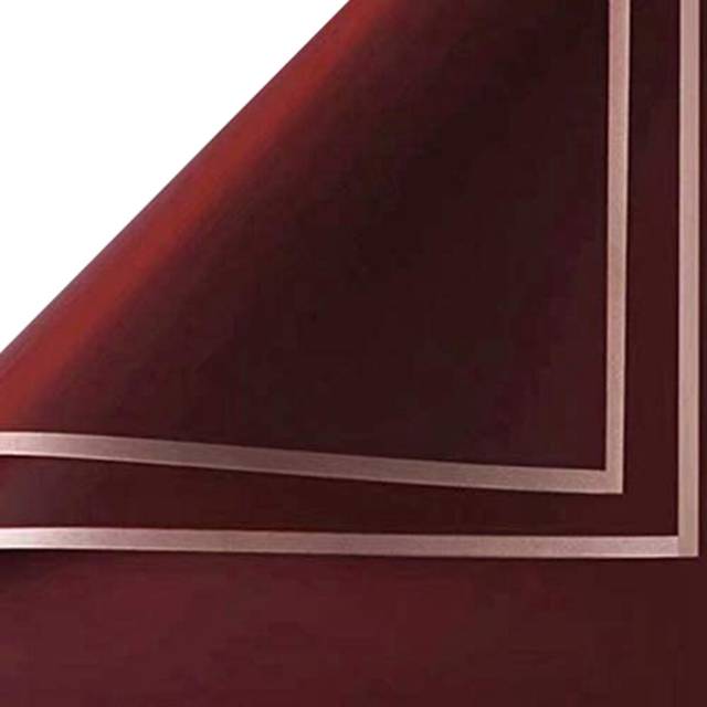 Mother's Day Wrapping Paper Packaging Wrap Gift Wrapping Waterproof Florist Paper 20 Sheets Burgundy