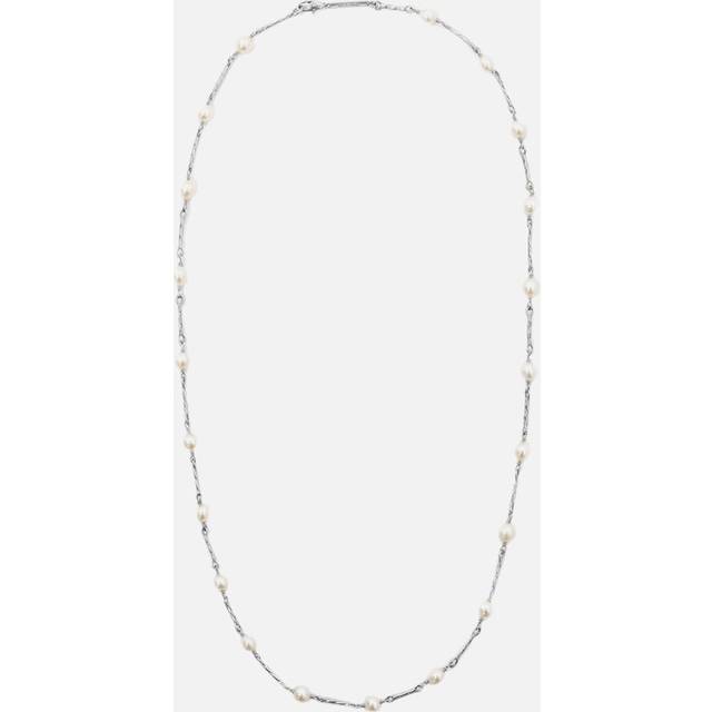 John Elliott X M.A.R.S Twist Link X Pearl Necklace / Silver