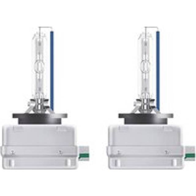 Osram XENARC® COOL BLUE® INTENSE D3S, +150% mer ljusstyrka, upp till 6 200K, xenonstrålkastare, LED-look, Hängande hopfällbar låda (2 lampor)