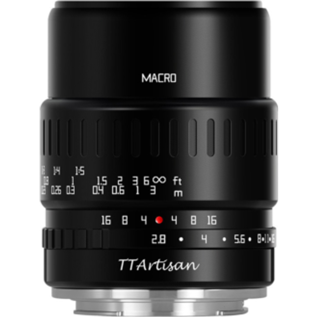 Ttartisan 40mm f/2.8 aps-c lens for sony e/fuji x/nikon z/m43/l-mount macro lens